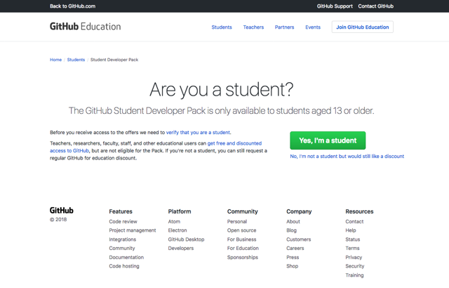 GitHub Education