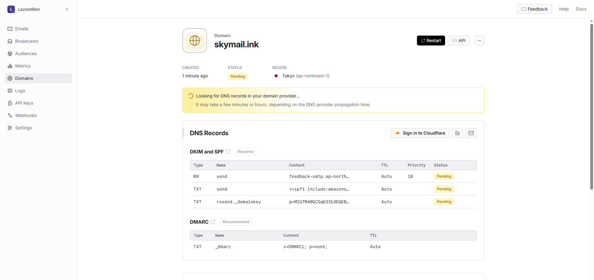 cloud mail 几乎零成本搭建的邮局--基于cloudflare